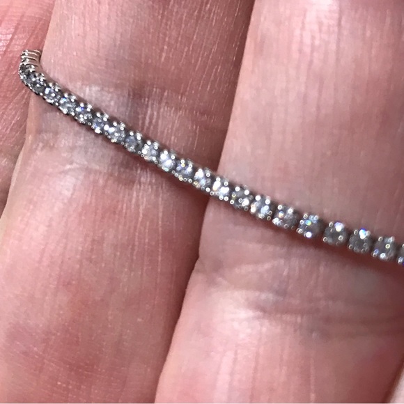 New JTV Bella Luce sterling silver slide bracelet. 2 CTW of Bella Luce goodness! - Picture 6 of 7